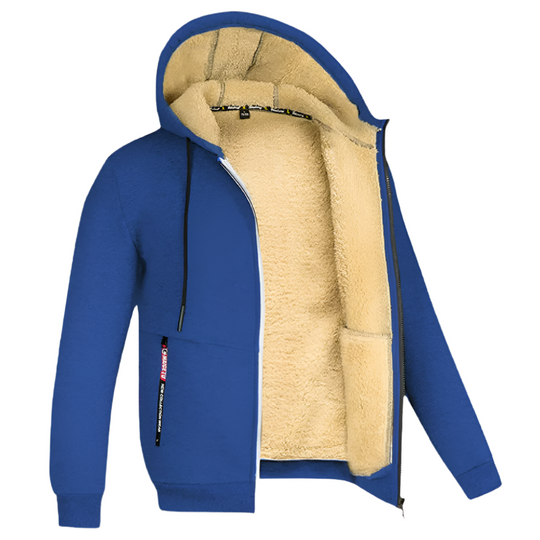 Max – Fleece gevoerd herenjack met capuchon