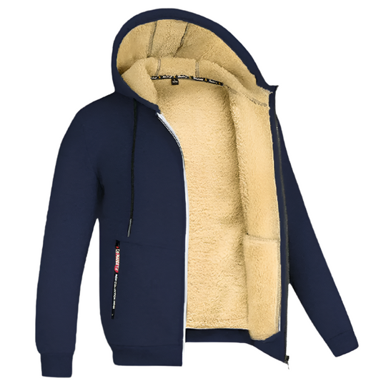 Max – Fleece gevoerd herenjack met capuchon