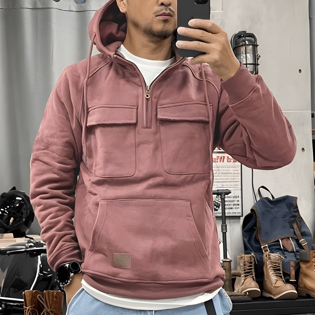 Marco – Ademend Katoenen Hoodie voor Mannen