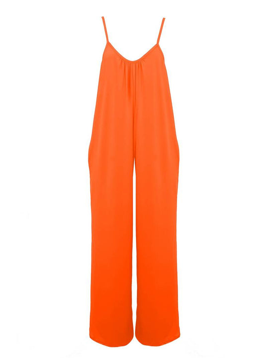 Luna – Stijlvolle Boho Spaghetti Band Jumpsuit voor vrouwen