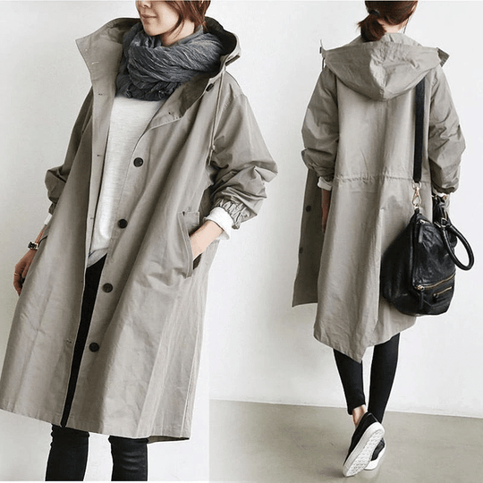 Sophia – Dames Waterafstotende Oversized Jas