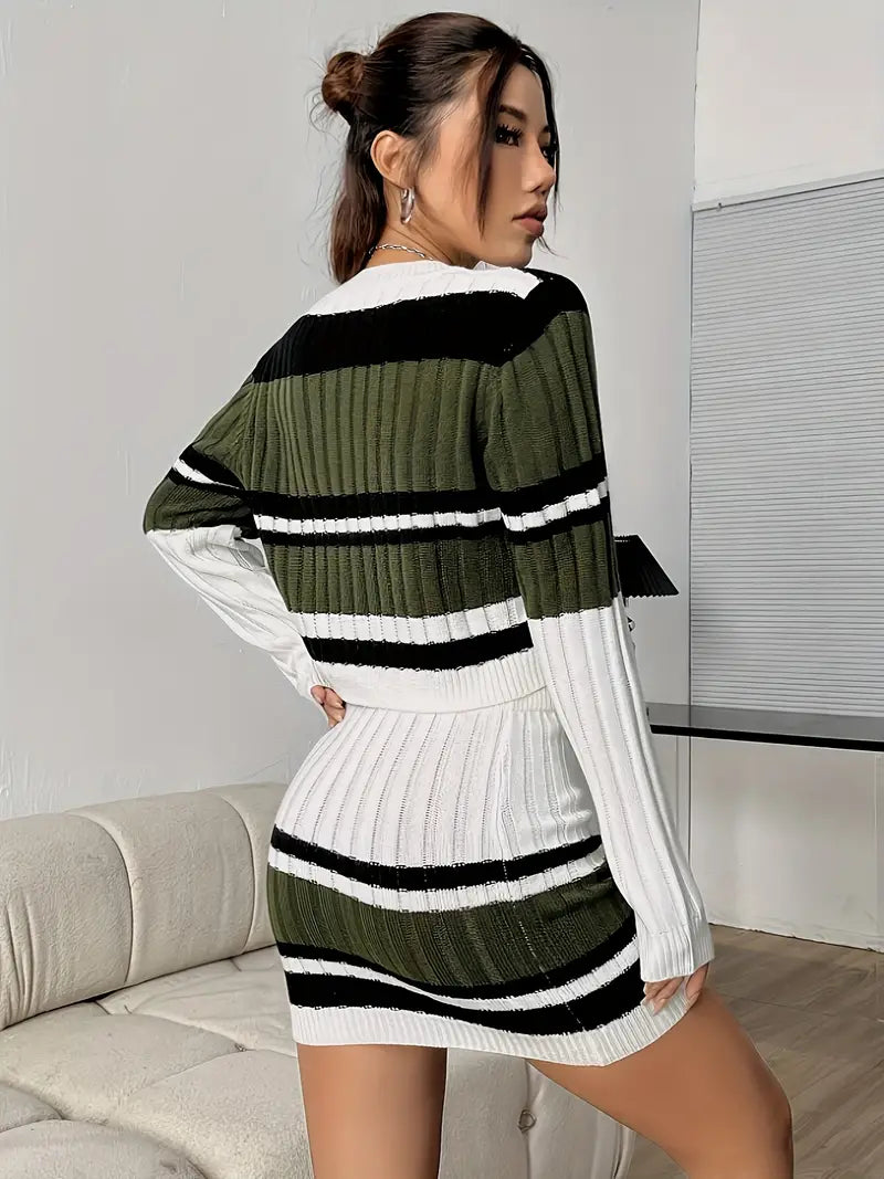 Giulia – Stijlvolle Gebreide Sweater Co-ords voor Dames