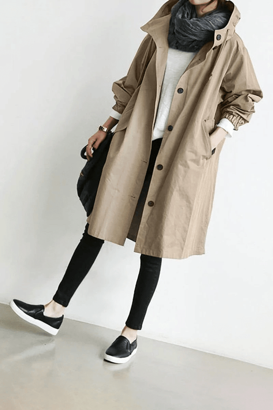 Sophia – Dames Waterafstotende Oversized Jas