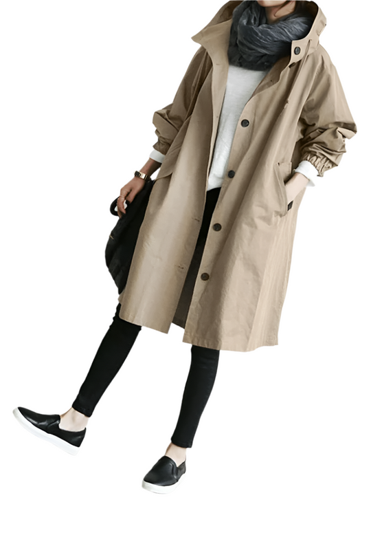 Sophia – Dames Waterafstotende Oversized Jas