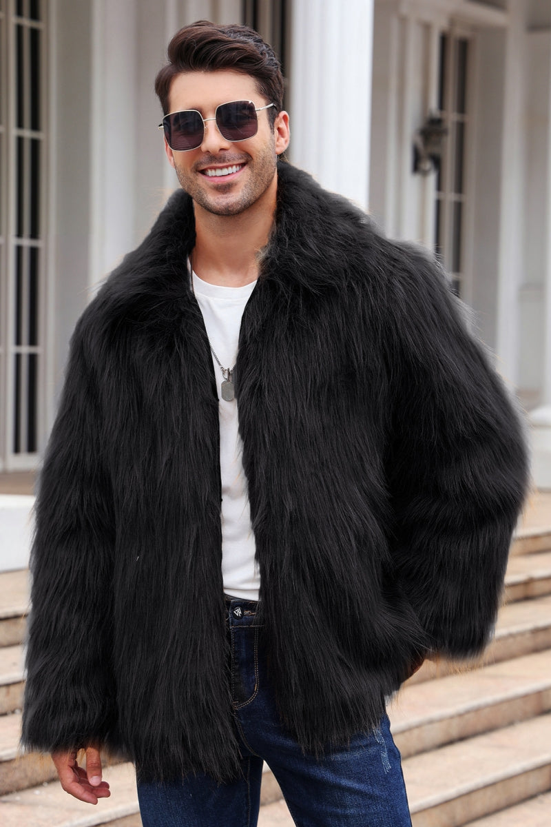 Giovanni – Luxe Faux Fur Winterjas voor Heren