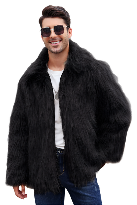 Giovanni – Luxe Faux Fur Winterjas voor Heren