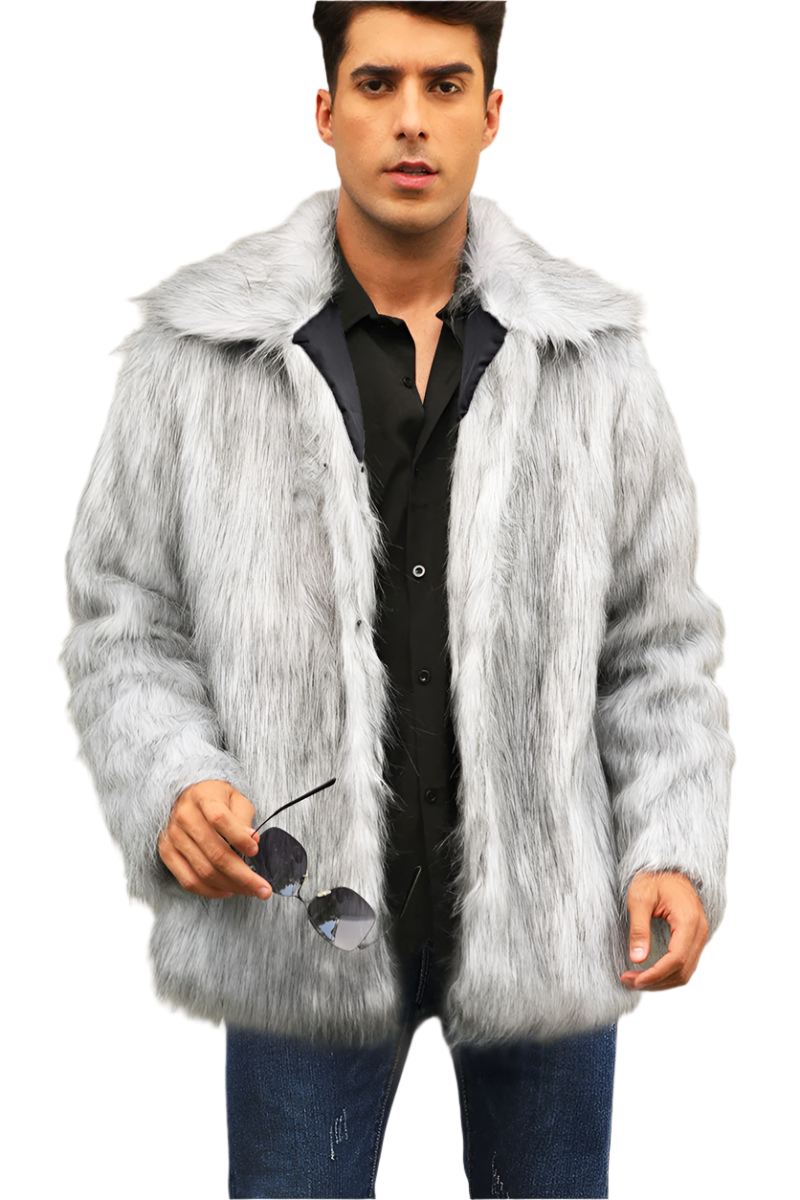 Giovanni – Luxe Faux Fur Winterjas voor Heren