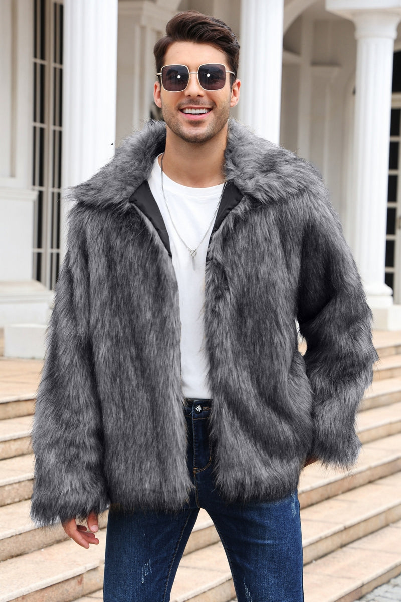 Giovanni – Luxe Faux Fur Winterjas voor Heren