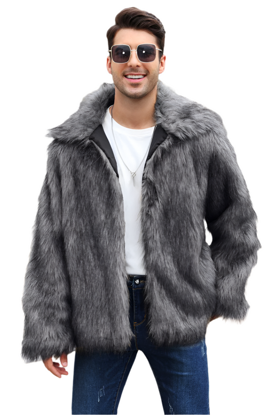 Giovanni – Luxe Faux Fur Winterjas voor Heren