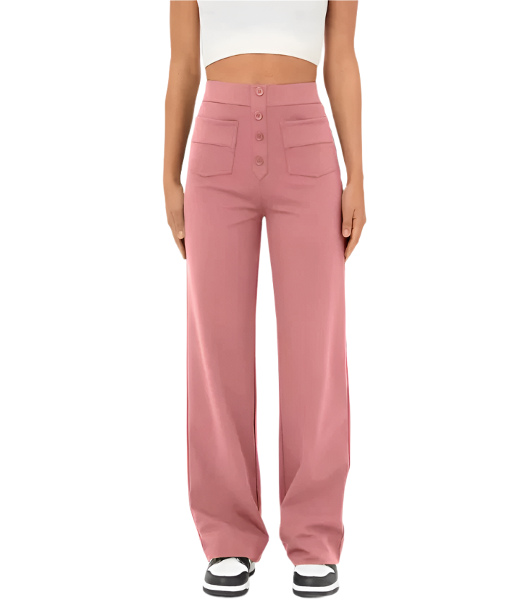 Alessia – High-Waisted Dames Stretch Broek