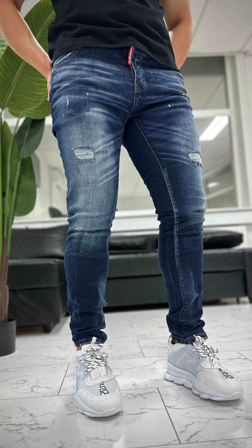 Urban Chic™  | Jeans Slim Fit Stretch Jeans voor Heren