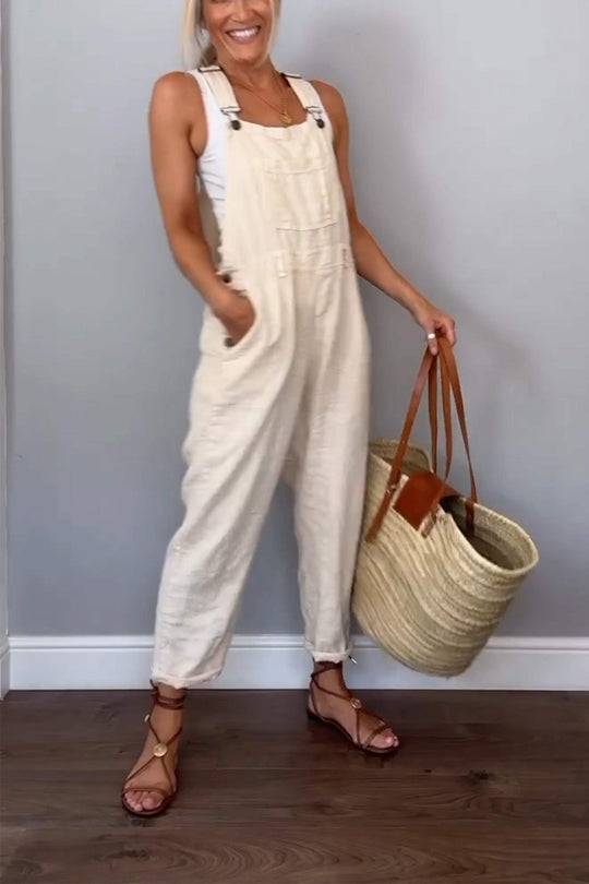 Alessandra – Jumpsuit met Wijde Pijpen voor Dames