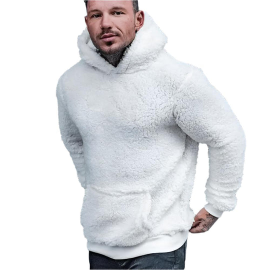 Luciano – Gezellige Teddy Fleece Winterjas voor Mannen