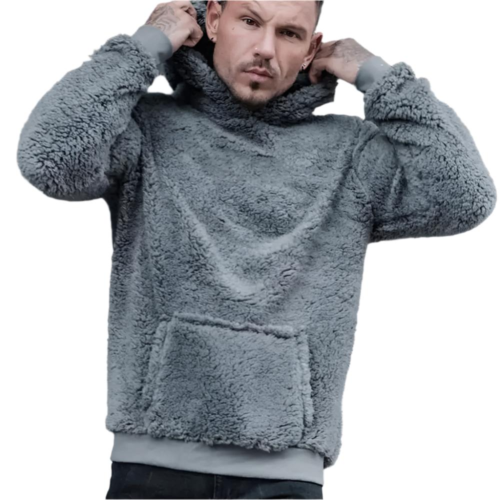 Luciano – Gezellige Teddy Fleece Winterjas voor Mannen