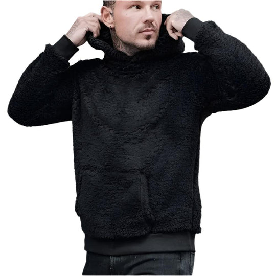 Luciano – Gezellige Teddy Fleece Winterjas voor Mannen