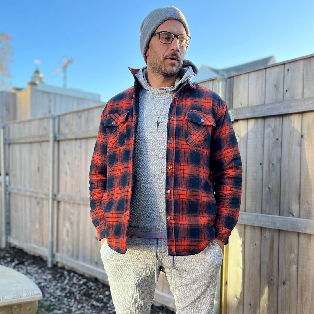 Luca – Warme Gequilte Winterjas voor Mannen