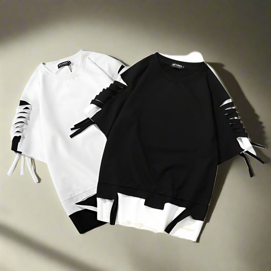 Harper – Oversized Unisex T-Shirt met Lintdesign