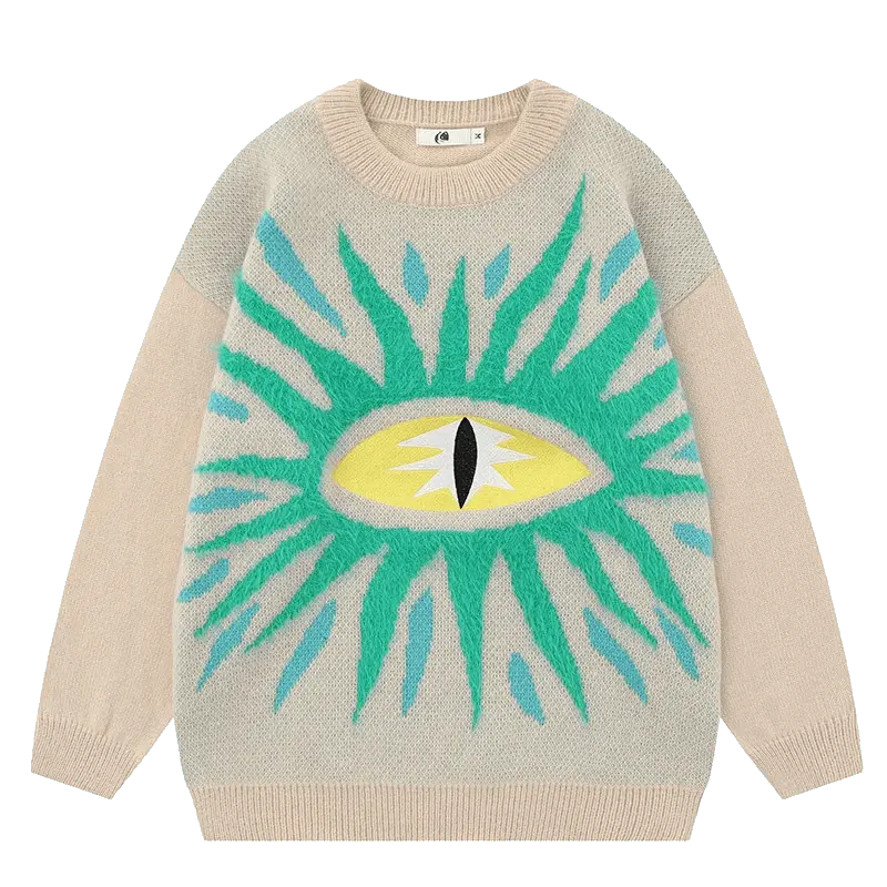 Jenny – Retro Zwarte Cartoon Anime Trui voor Dames