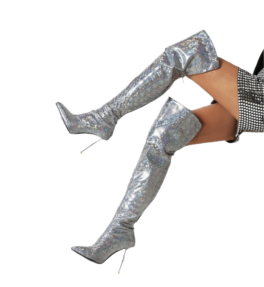 Francesca – Sexy Hoge Hak Overknee Laarzen voor Dames