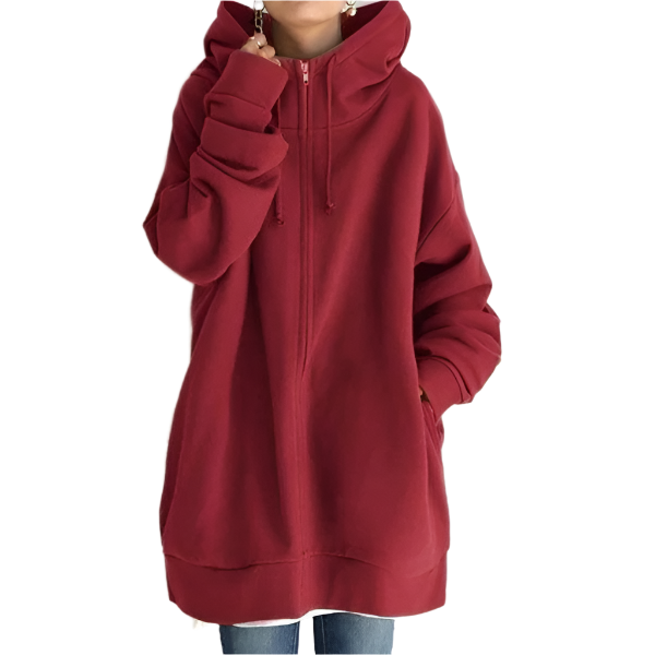 Luciana – Gezellige Zip-Up Hoodie voor Dames