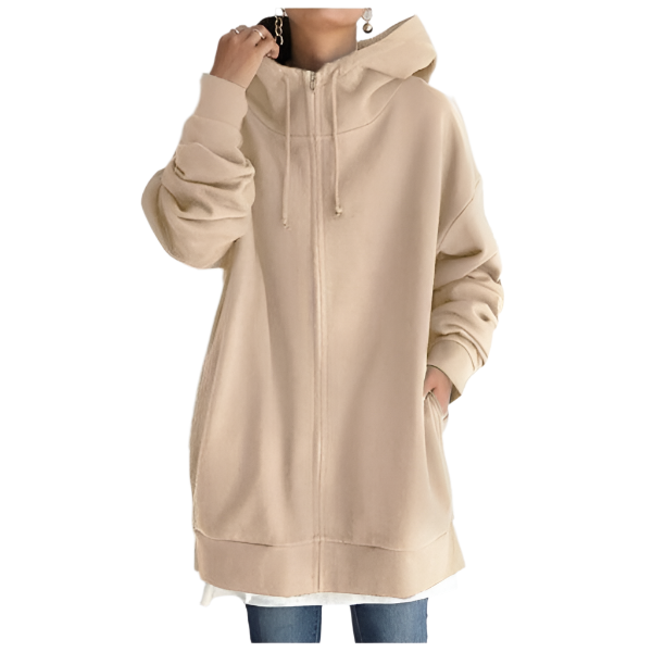 Luciana – Gezellige Zip-Up Hoodie voor Dames