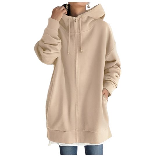 Luciana – Gezellige Zip-Up Hoodie voor Dames